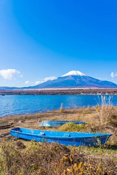 Όμορφο Τοπίο Του Βουνού Fuji Σκάφος Γύρω Από Την Ιαπωνία — Φωτογραφία Αρχείου