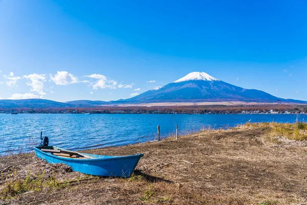 Όμορφο Τοπίο Του Βουνού Fuji Σκάφος Γύρω Από Την Ιαπωνία — Φωτογραφία Αρχείου