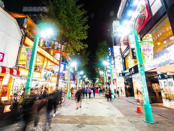 Taipei Taiwán Noviembre 2018 Ximending Street Market Popular Distrito Taiwan — Foto de Stock