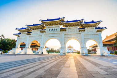 Güzel mimari yapı ve Simgesel Yapı chiang kai-shek memorial hall taipei City Tayvan