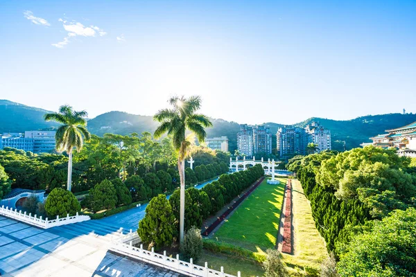 Bella Architettura Edificio Esterno Del Punto Riferimento Taipei Palazzo Nazionale — Foto Stock