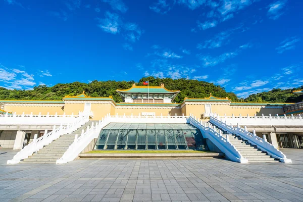 Bela Arquitetura Edifício Exterior Marco Museu Palácio Nacional Taipei Para — Fotografia de Stock