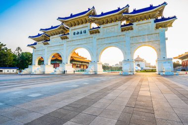 Güzel mimari yapı ve Simgesel Yapı chiang kai-shek memorial hall taipei City Tayvan