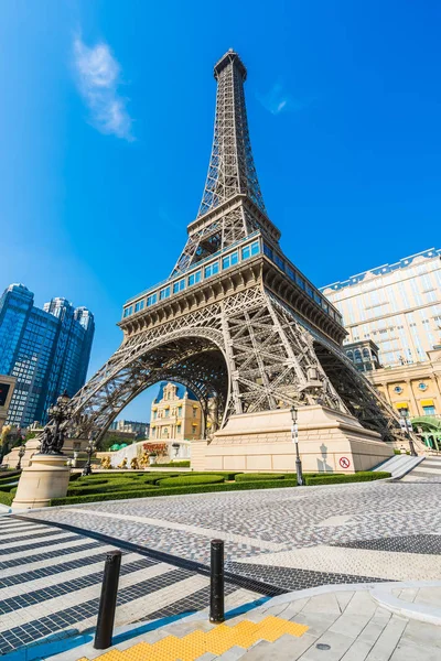 China Macao Septiembre 2018 Hermoso Hito Torre Eiffel Del Hotel — Foto de Stock