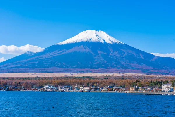 Όμορφο Τοπίο Του Βουνού Fuji Γύρω Από Την Ιαπωνία Στη — Φωτογραφία Αρχείου