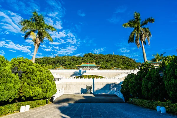 Bella Architettura Edificio Esterno Del Punto Riferimento Taipei Palazzo Nazionale — Foto Stock