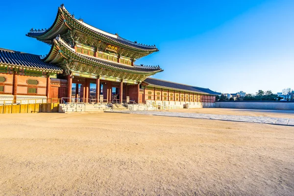 Beautiful Architecture Building Gyeongbokgung Palace Seoul South Korea — Stock Photo, Image