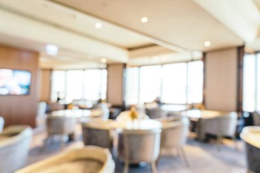 Arka plan için soyut bulanık otel ve lobi iç mimarisi