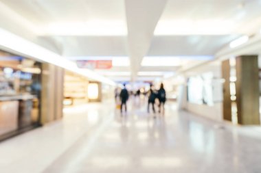 Soyut bulanıklık alışveriş merkezi mağazası iç arka planı için