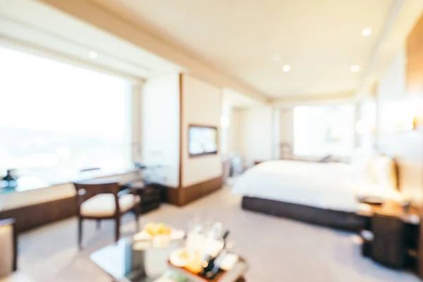 ぼかしのベッドルームとリビング エリアを抽象的な背景のインテリア — ストック写真