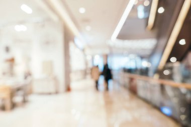 Soyut bulanıklık alışveriş merkezi mağazası iç arka planı için