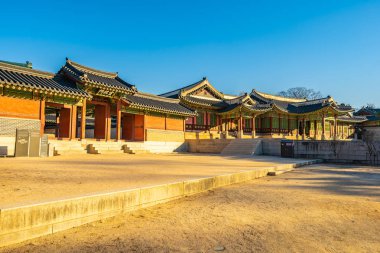 Alace Sarayı landmark Seoul City Güney Kore bina güzel mimari