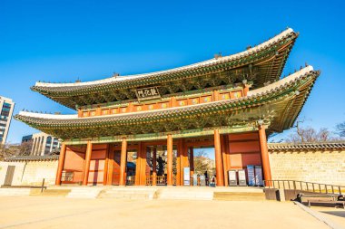 Alace Sarayı landmark Seoul City Güney Kore bina güzel mimari