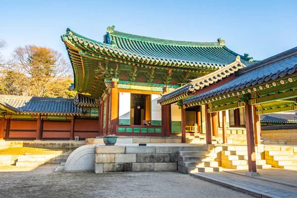 Hermoso Edificio Arquitectura Palacio Changdeokgung Hito Ciudad Seúl Corea Del — Foto de Stock