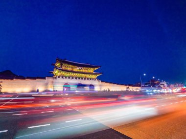 Gyeongbokgung Sarayı landmark Güney Kore'de Seul şehrinin güzel mimari yapı