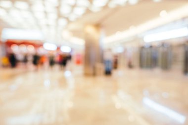 Soyut bulanıklık alışveriş merkezi mağazası iç arka planı için