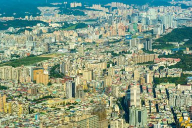 Tayvan taipei City dış dokular bina güzel mimari