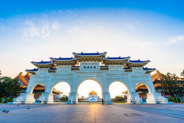 Güzel mimari yapı ve Simgesel Yapı chiang kai-shek memorial hall taipei City Tayvan