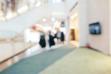 Soyut bulanıklık alışveriş merkezi mağazası iç arka planı için