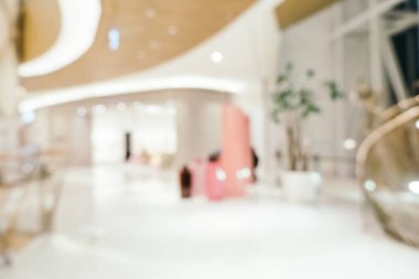 Soyut bulanıklık alışveriş merkezi mağazası iç arka planı için