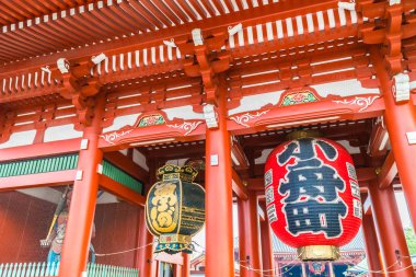 Güzel mimari Sensoji Tapınağı inşa ünlü ziyaret asakusa alan tokyo Japonya için yerdir
