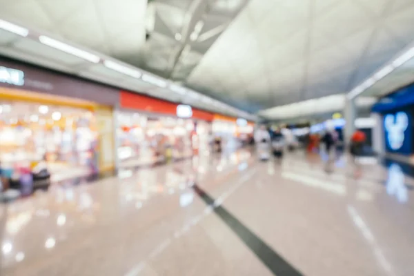 Abstrato Borrão Desfocado Terminal Aeroporto Interior Para Fundo — Fotografia de Stock