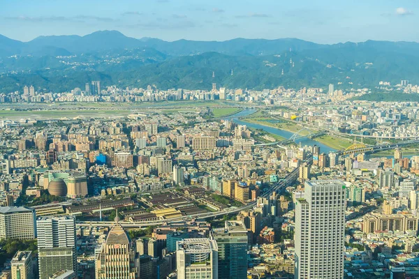 Tayvan Taipei şehir manzarası bina güzel mimari