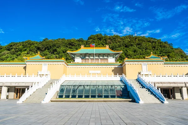 Taipei Ulusal Sarayı Müzesi Tayvan seyahat için dönüm noktası dış bina güzel mimari
