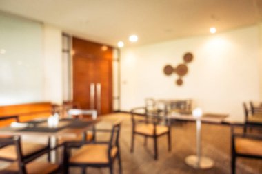 Soyut bulanıklık ve ufuk restoran ve kafe iç arka plan ve yüzey için