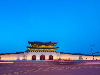 Gyeongbokgung Sarayı landmark Güney Kore'de Seul şehrinin güzel mimari yapı