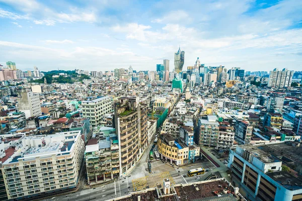 Beautiful Architecture Building Cityscape Macau City Skyline — Stock Photo, Image