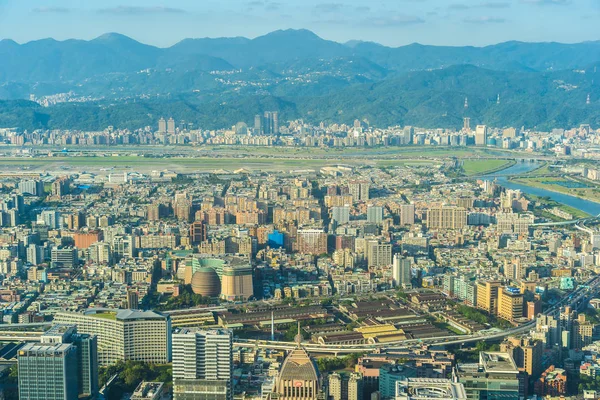 Schöne Architektur Gebäude Taipei City Skyline Taiwan — Stockfoto