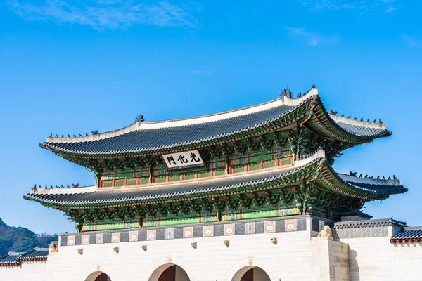 Vacker Arkitektur Byggnad Gyeongbokgung Palace Seoul Sydkorea — Stockfoto