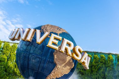 Osaka, Japonya - 12 Kasım 2018: güzel eğlence cazibe Evrensel Studio Osaka Japonya