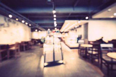 Soyut bulanıklık ve ufuk restoran ve kafe Cafe iç arka planı için