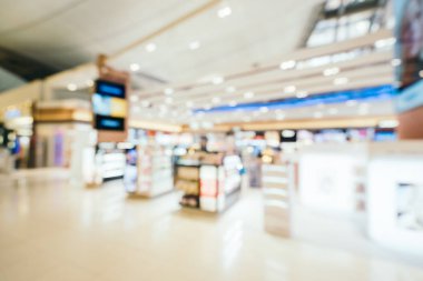 Soyut bulanıklık ve arka plan için Havaalanı terminal iç defocused