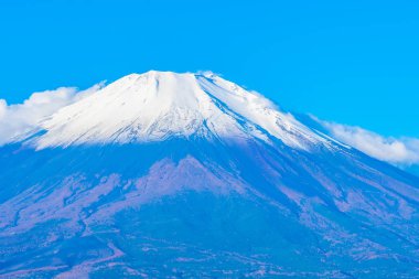 Fuji Dağı yamanakako ya da yamanaka Gölü sonbahar sezonu Japonya'nın güzel manzara
