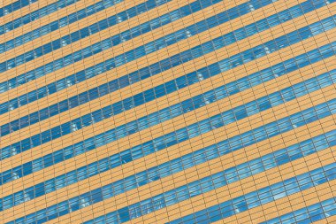 Güzel mimari ofis binası ile cam pencere dokular dış arka planı için