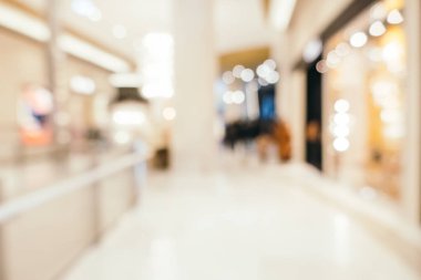 Soyut bulanıklık alışveriş merkezi mağazası iç arka planı için