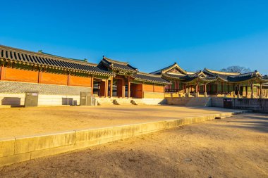 Alace Sarayı landmark Seoul City Güney Kore bina güzel mimari