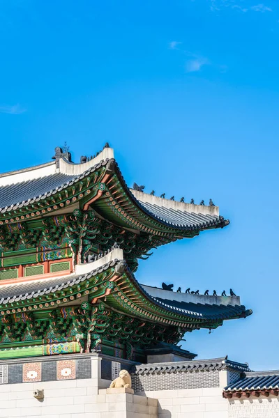 Gyeongbokgung Sarayı Seul Güney Kore Bina Güzel Mimari — Stok fotoğraf