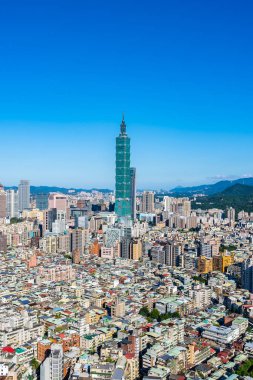 Tayvan Taipei şehir manzarası bina güzel mimari