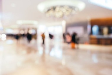 Soyut bulanıklık alışveriş merkezi mağazası iç arka planı için