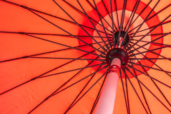 Parapluie Rouge Textures Abstraites Surface Pour Fond — Photo