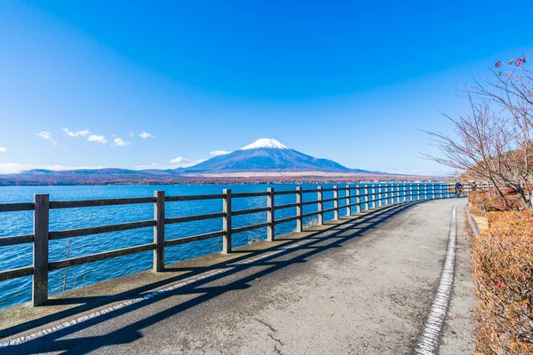 Güzel Manzara Dağ Fuji Yamanakako Gölü Japonya Çevresinde — Stok fotoğraf