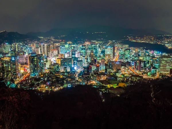 Южной Корее Ночью Произошло Землетрясение Районе Города Сеул — стоковое фото