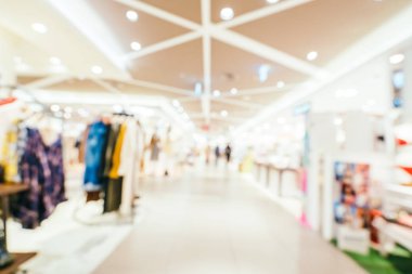 Soyut bulanıklık ve ufuk alışveriş merkezi alışveriş arka plan için