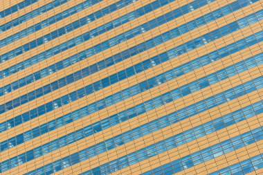 Güzel mimari ofis binası ile cam pencere dokular dış arka planı için