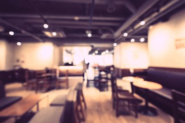 Soyut bulanıklık ve ufuk restoran ve kafe Cafe iç arka planı için