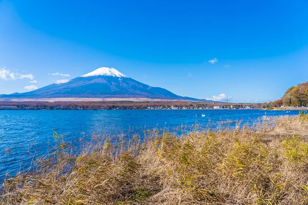 山富士山中湖日本各地の美しい風景 — ストック写真